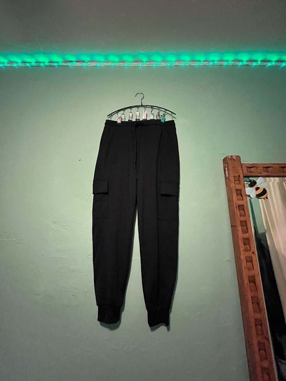 Rachel Zoe Cargo Jogger Pants Size M Black